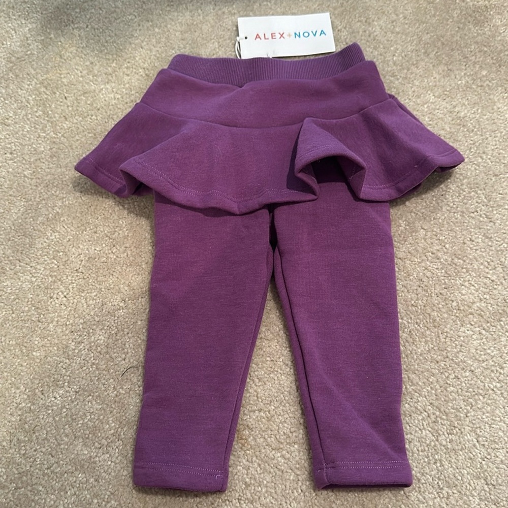 Alex and nova purple ruffle pants